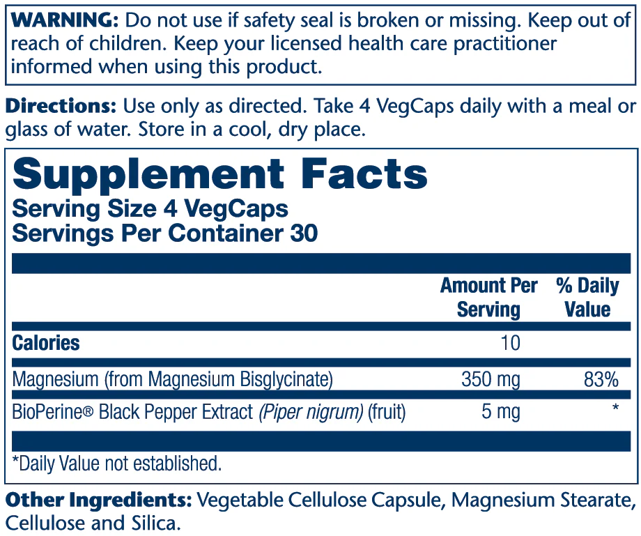 Magnesium Glycinate 350mg - Image 3